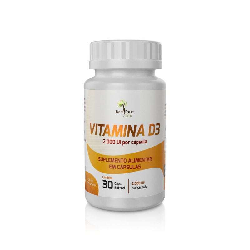 Vitamina D 2000 UI 30 Caps.